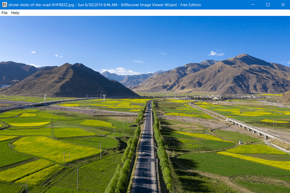 bitrecover image viewer interface