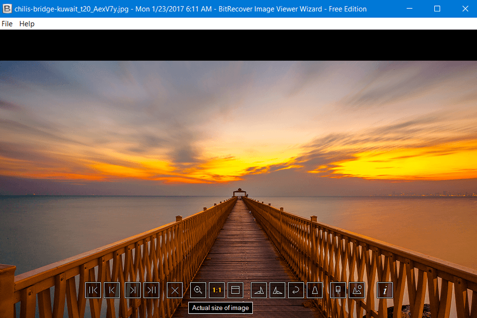 bitrecover image viewer navigation options