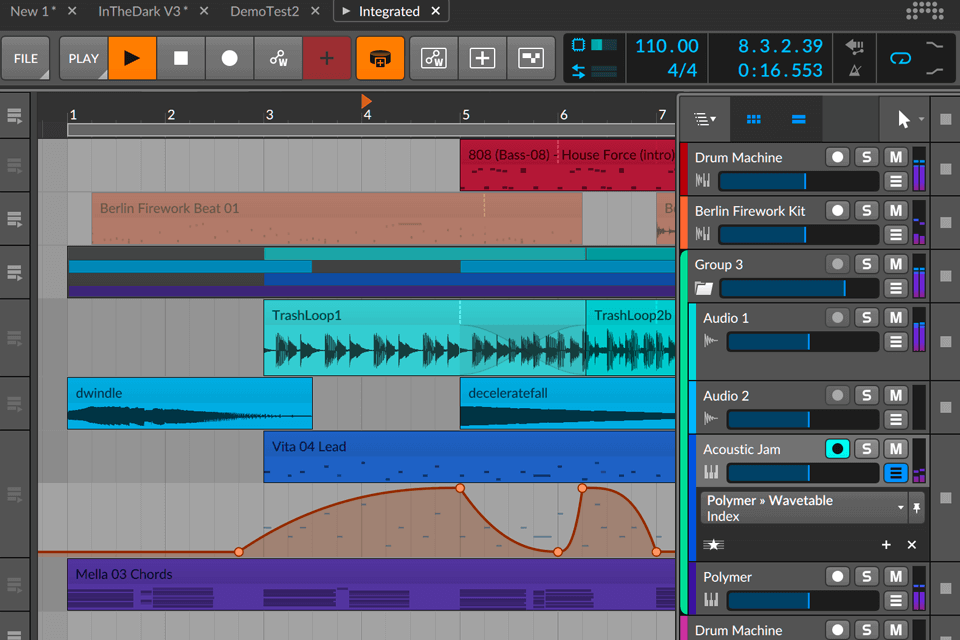 bitwig daw for beginners interface