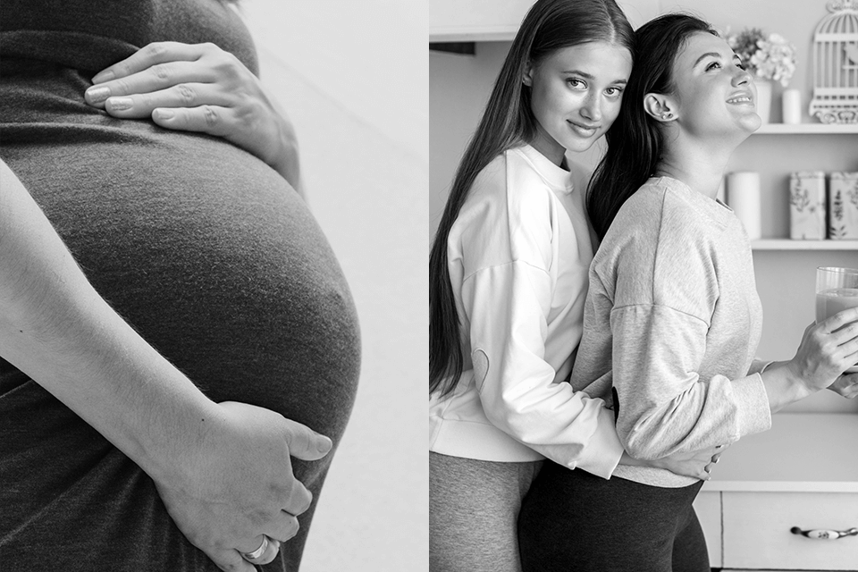 black and white maternity photoshoot ideas