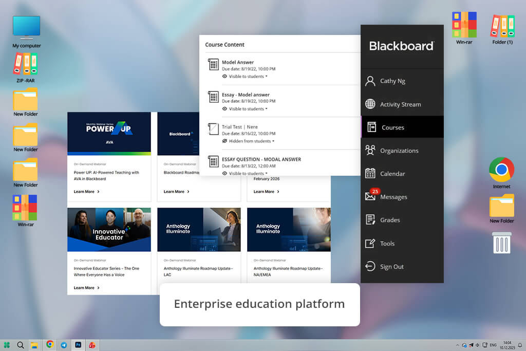 blackboard learn moodle alternative