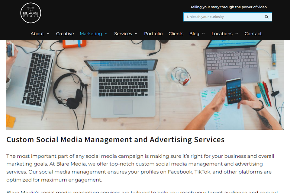 blaremedia top social media marketing company