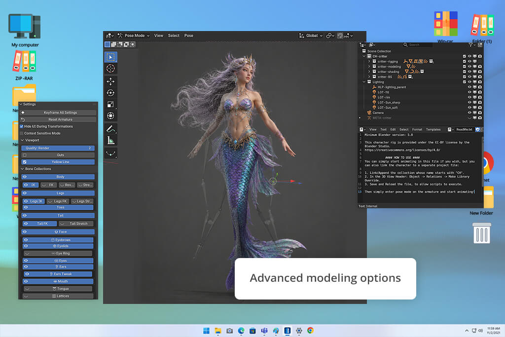 blender ai 3d character creator