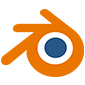 blender linux video editing software logo