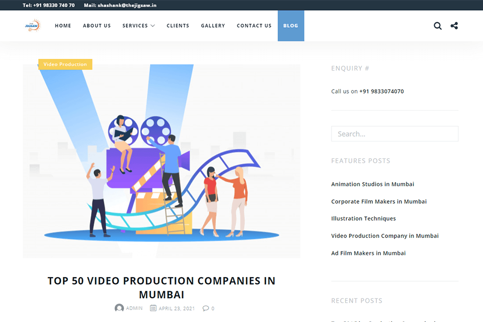 blog the jigsaw video production company review