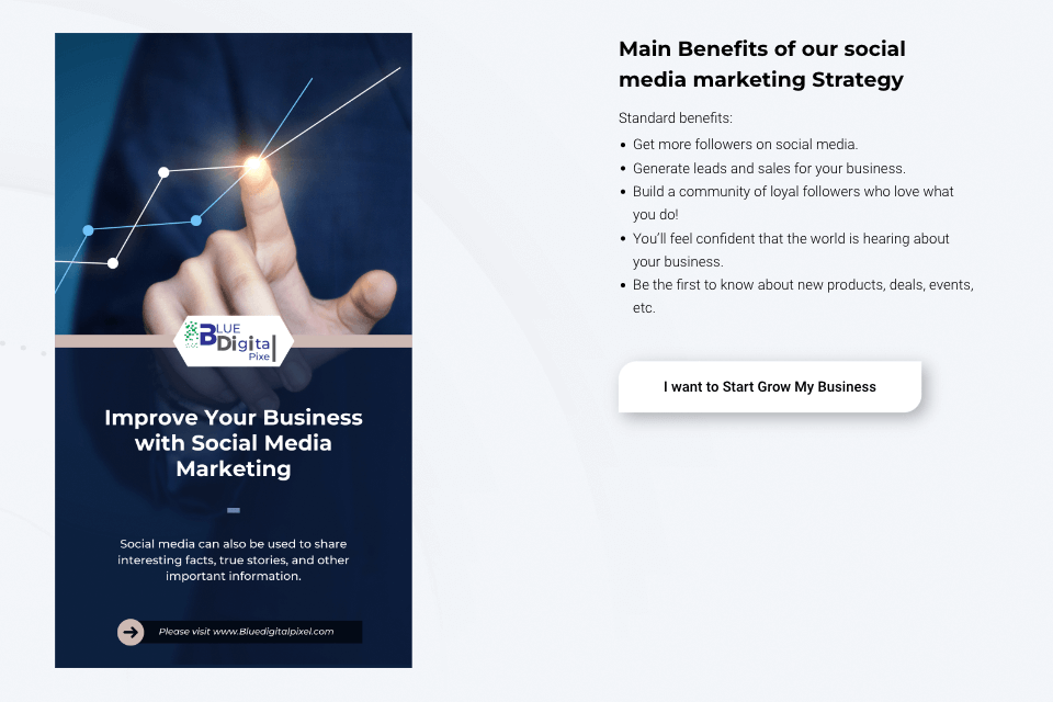 blue digital pixel social media marketing