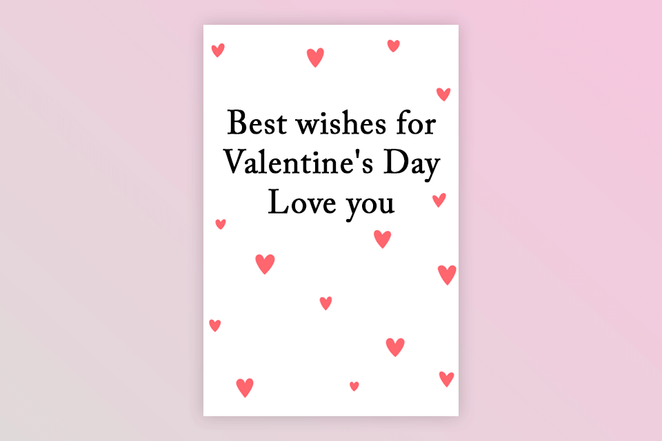 blue mountain app to make valentines day card