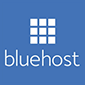 bluehost wordpress hosting service logo