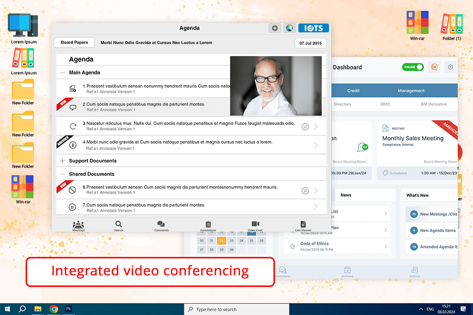 boardpac board management software interface