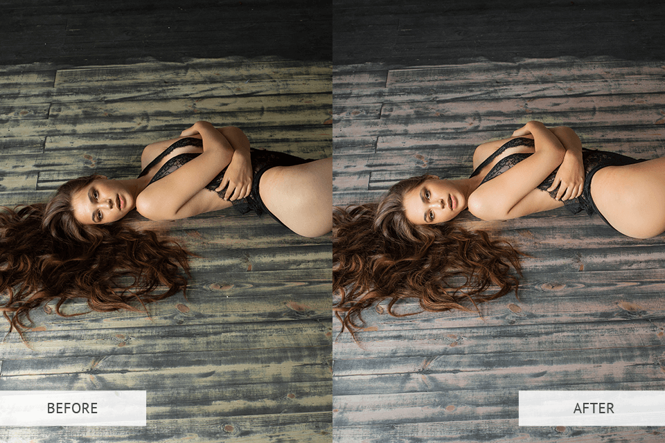 body photo retouching sample