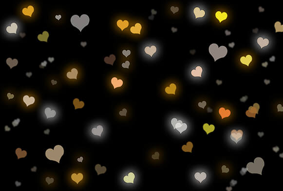 bokeh hart-overlays