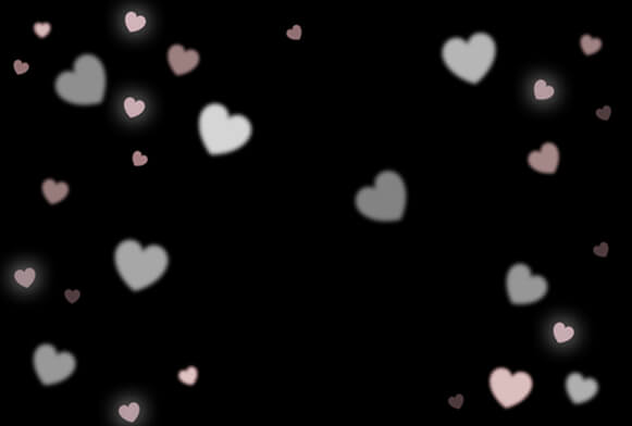 bokeh licht overlay hart