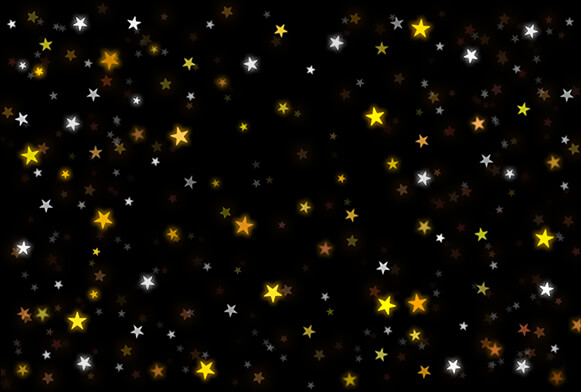bokeh bintang photoshop