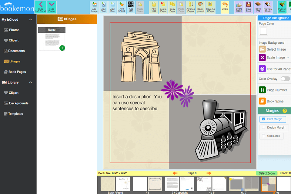 bookemon hybrid pages