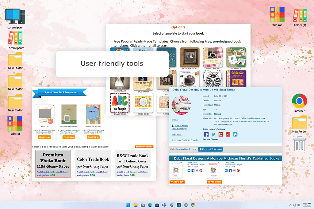 bookemon software interface