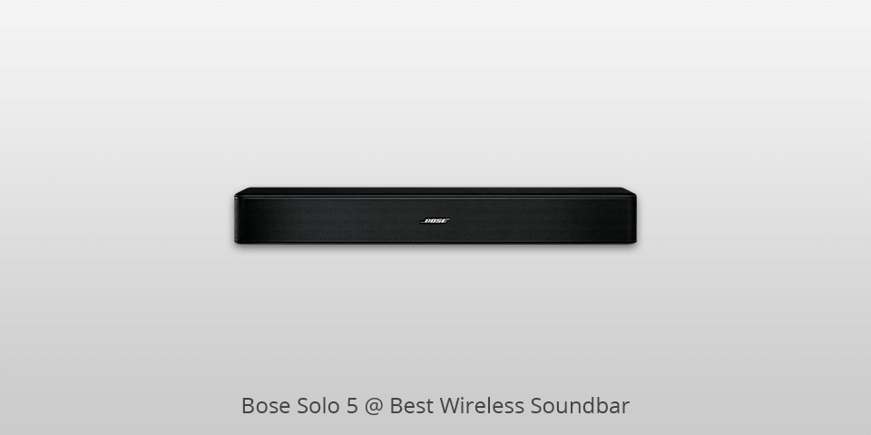 bose solo 5 wireless soundbars