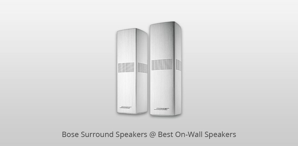 bose surround speakers on wall speakers