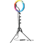 bower 12-inch rgb led selfie ring studio lighting kit logo