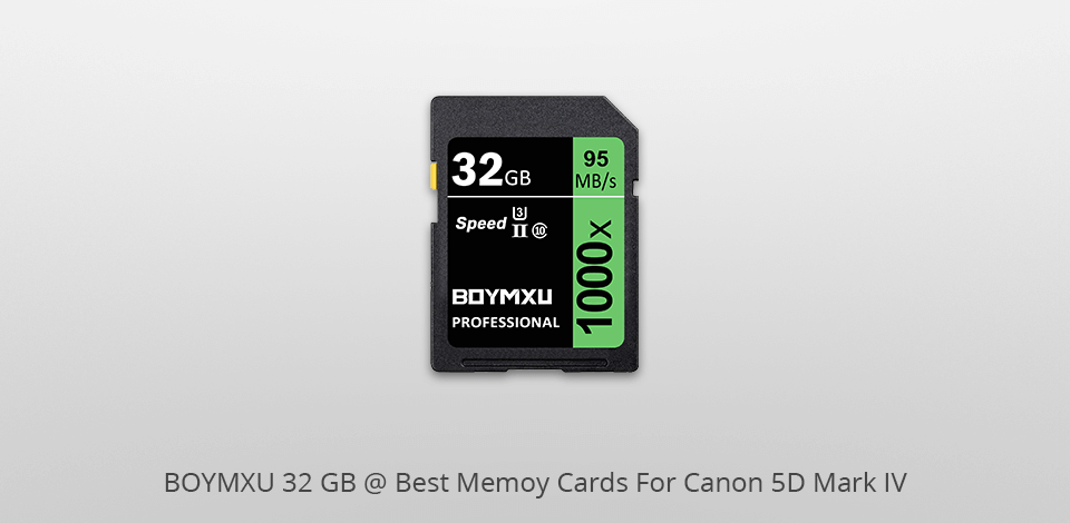 boymxu 32 gb memory card for canon 5d mark iv