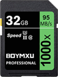 boymxu 32 gb sd card for sony a6300
