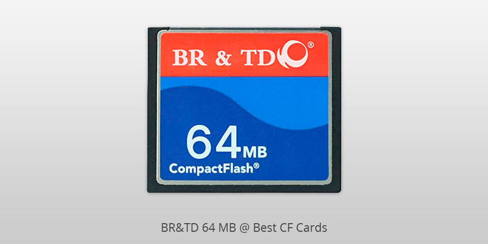br&td 64 mb cf card
