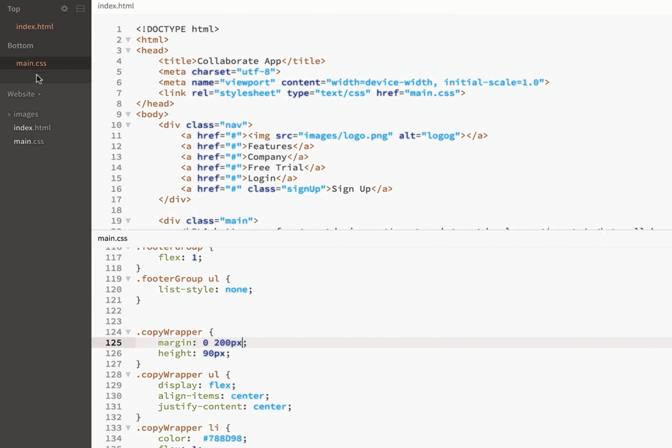 واجهة بين قوسين