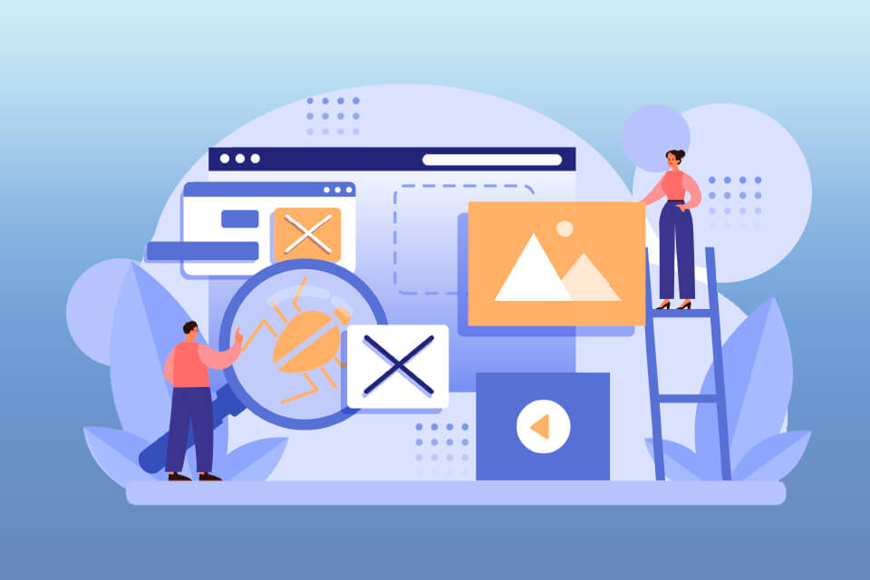 bragdeal website maintenance vector