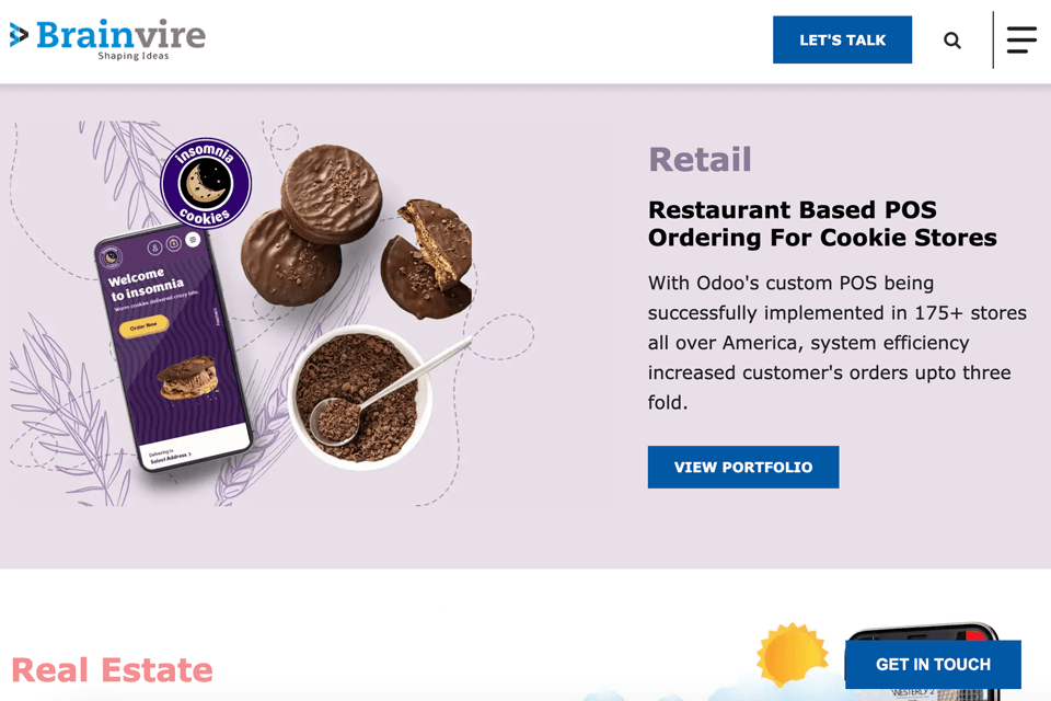 brainvire ios app developers interface