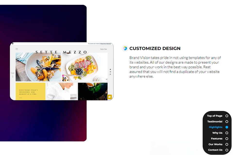 brand vision marketing agency web design