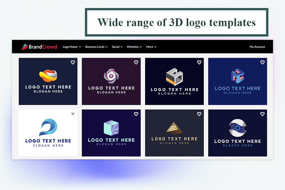 brandcrowd best 3d text and logo maker