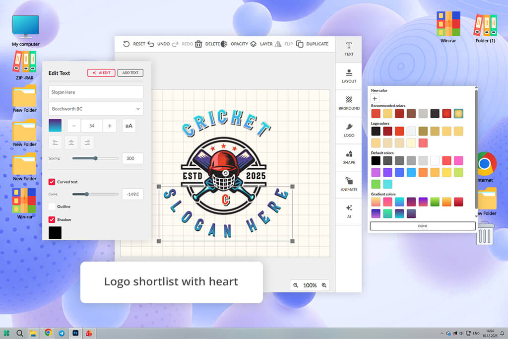 brandcrowd cricket logo maker