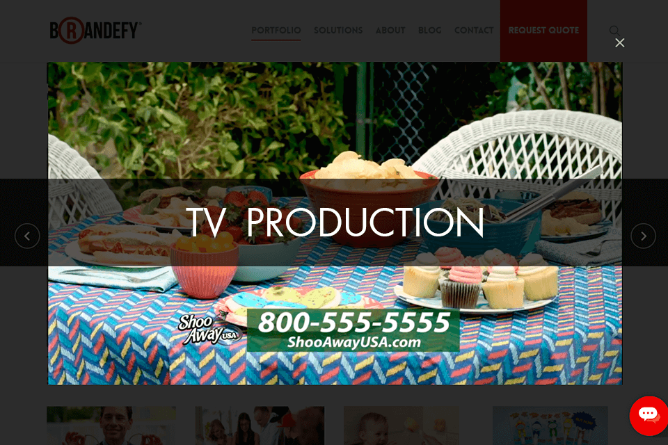 brandefy video production company tv production