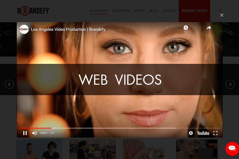 brandefy video production company web videos