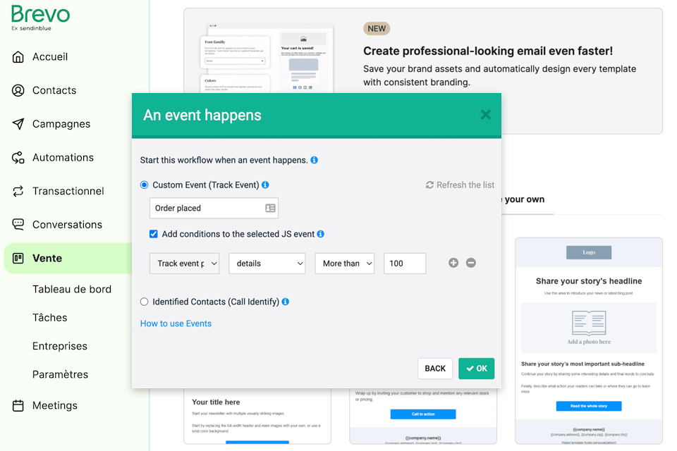 brevo wordpress email marketing plugin interface