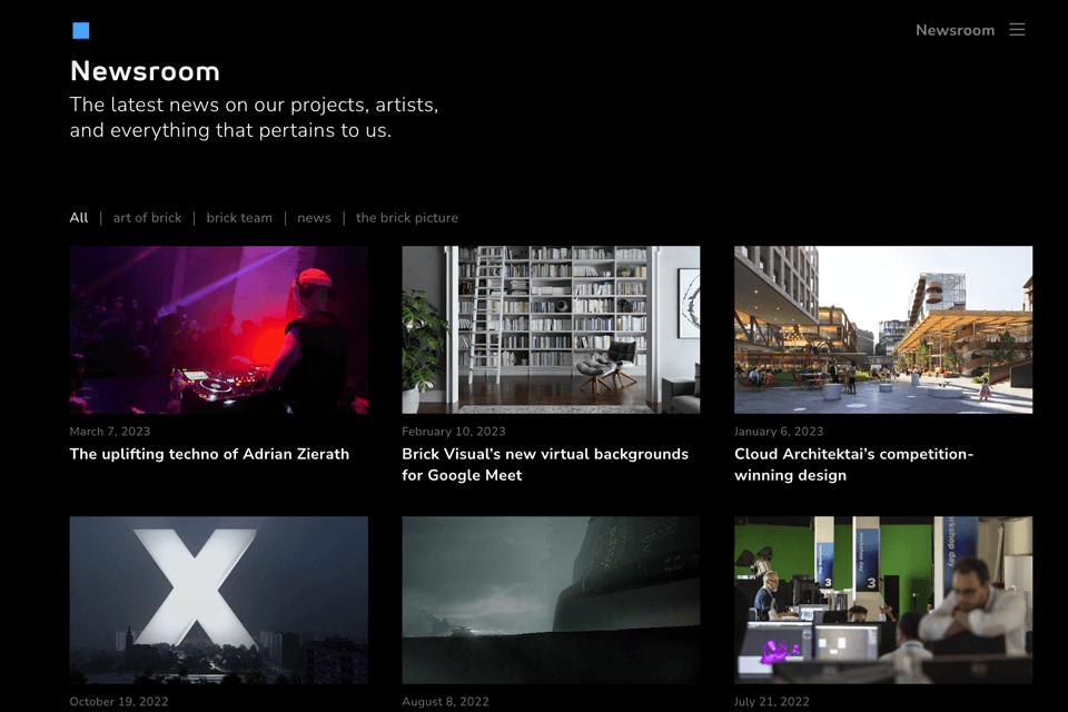 brick visual newsroom