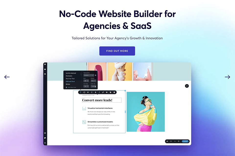 brizy io ecommerce website builder
