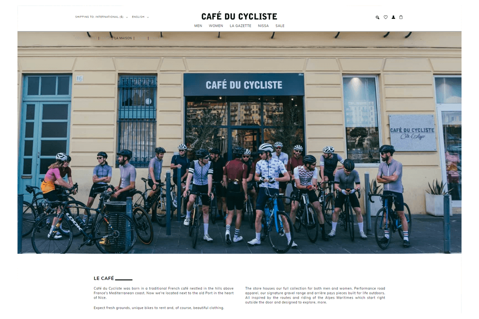 bss commerce agency web design example