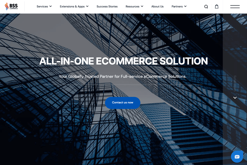 bss commerce agency website