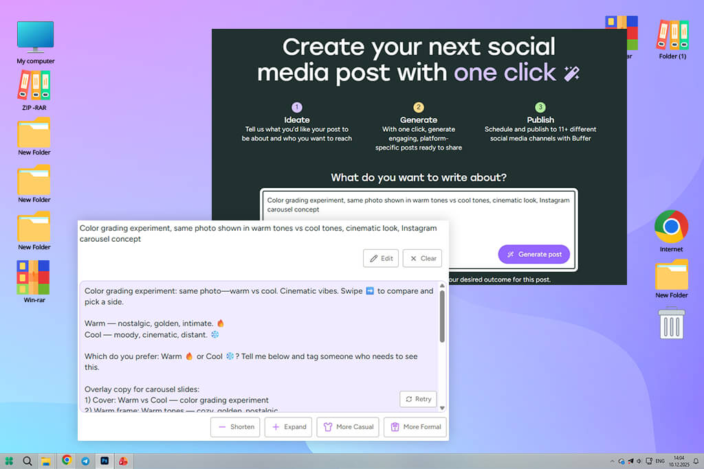 buffer ai post generator