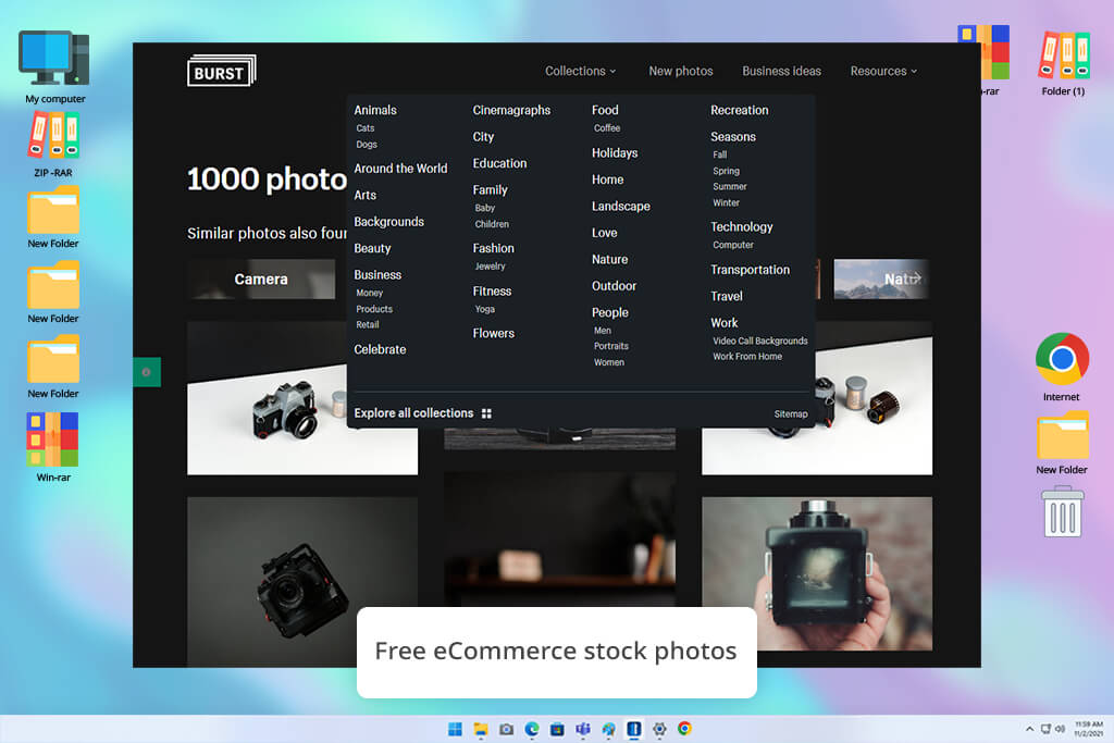 burst istock alternative