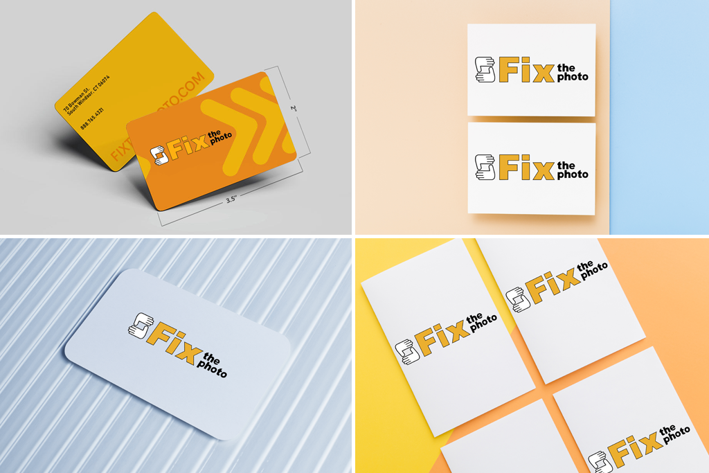 business card shape examples