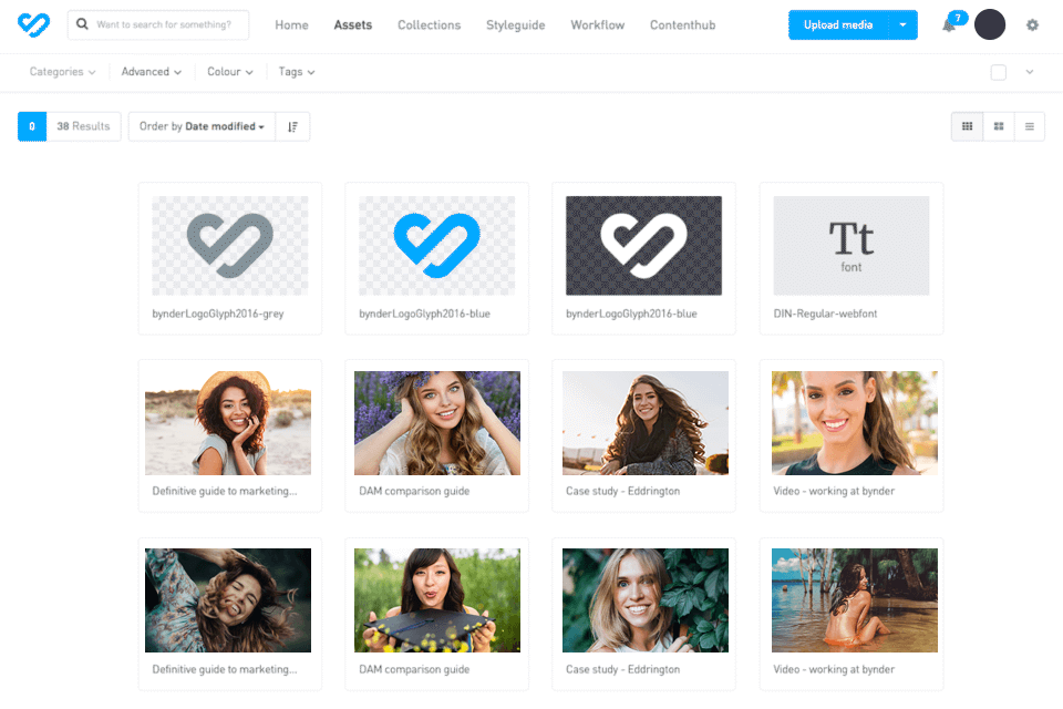 bynder adobe experience manager alternative interface