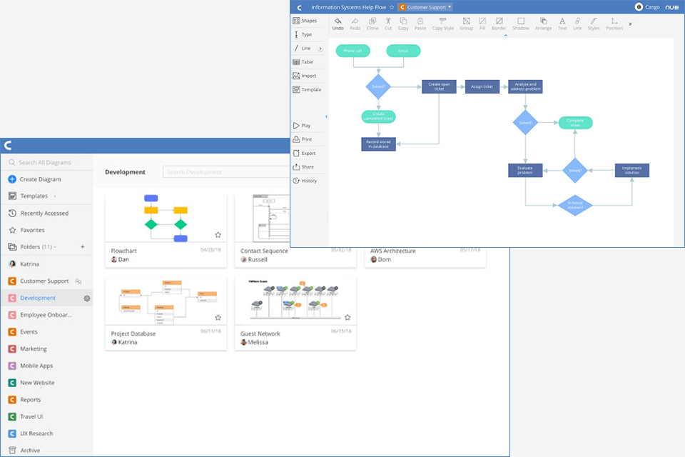 cacoo block diagram programs interface