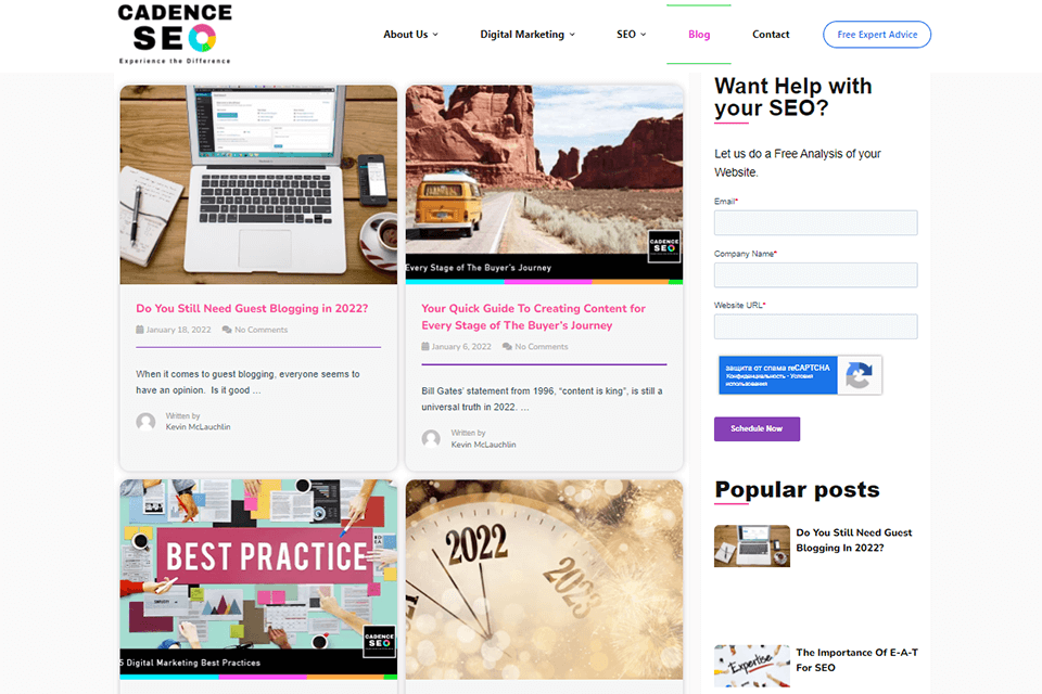 cadenceseo agency blog
