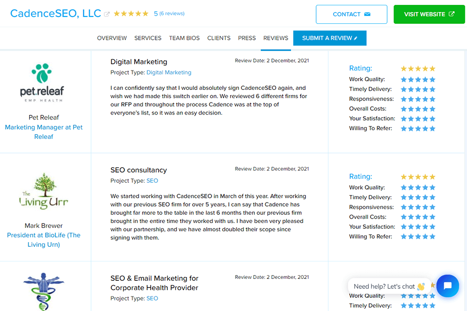 cadenceseo agency content marketing