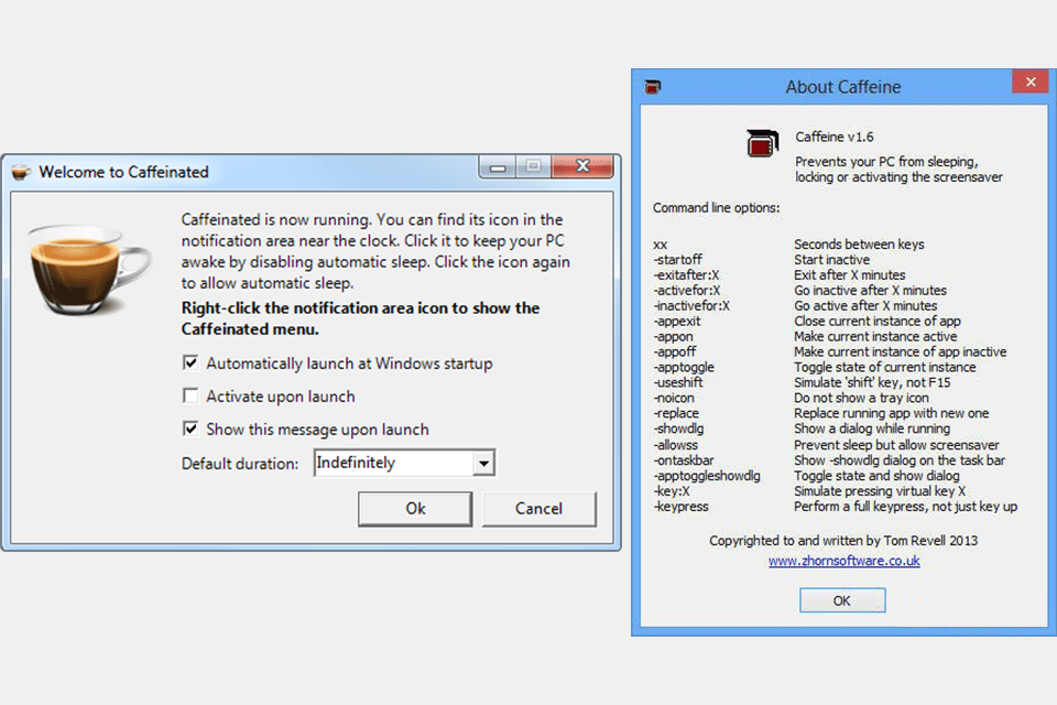 caffeine software windows