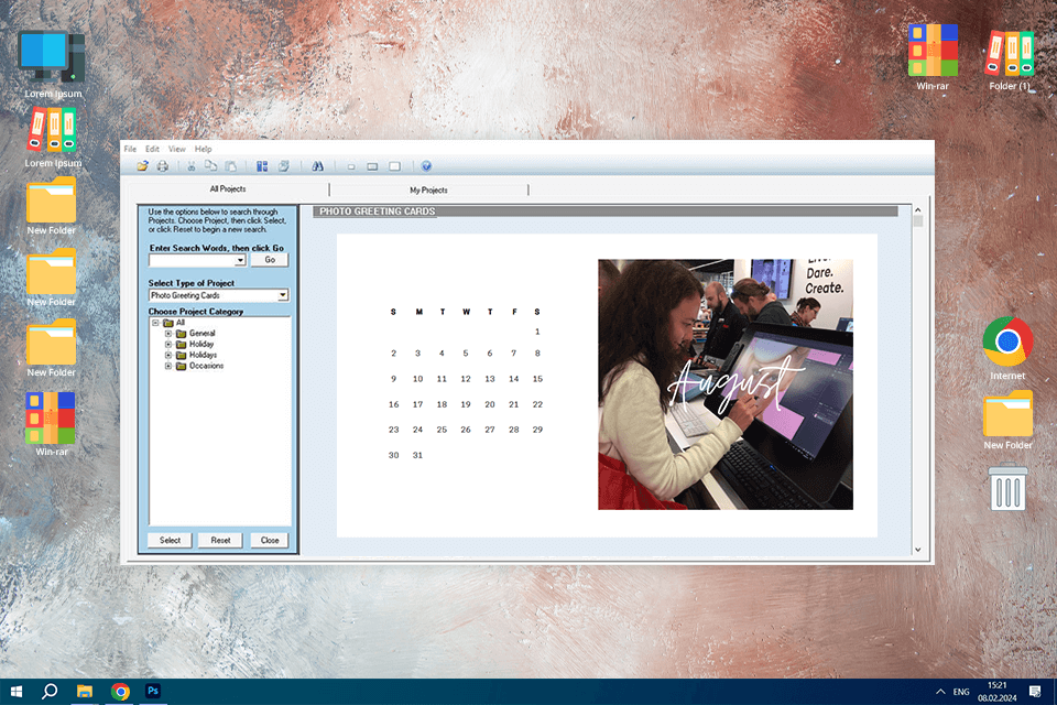 calendar creator deluxe calendar making software