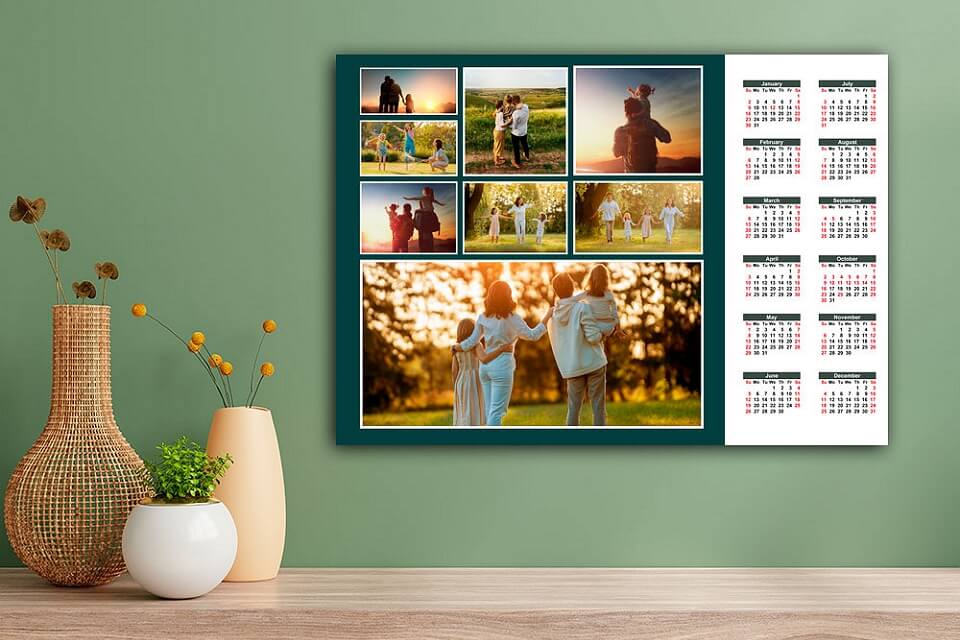 sharing your customized calendar with friends  family  or colleagues