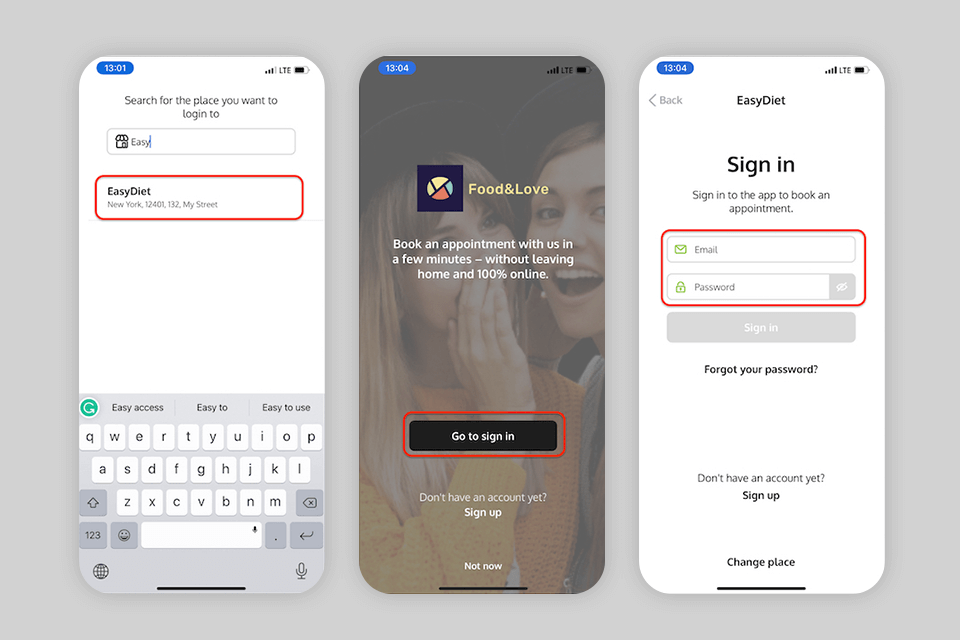 calendesk software mobile app creator log in