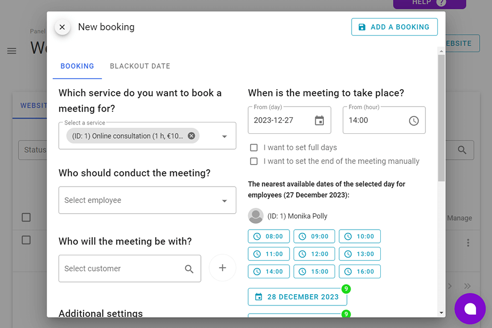calendesk software reservations